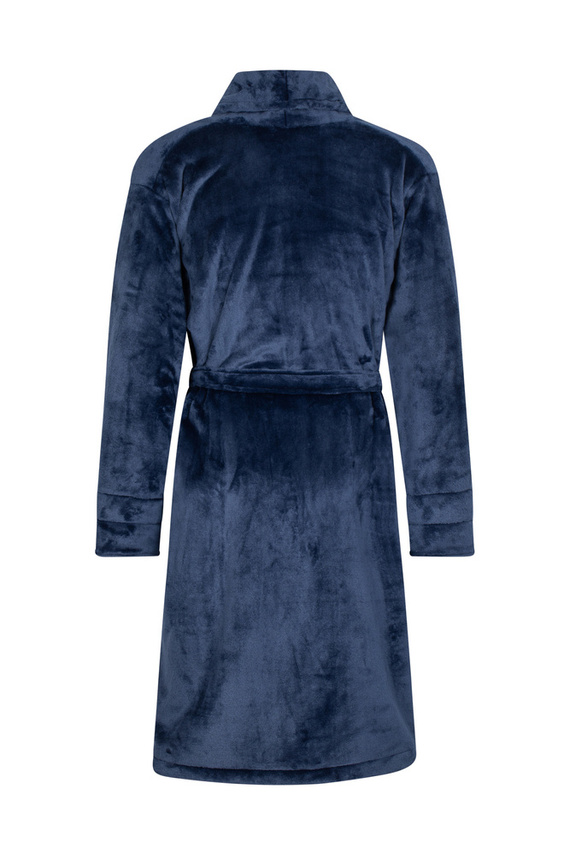 Elen Szlafrok damski polarowy ByShelly - granat