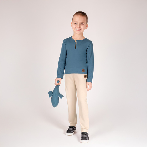 215281 Legginsy chłopięce Eddy Nicol - beżowy