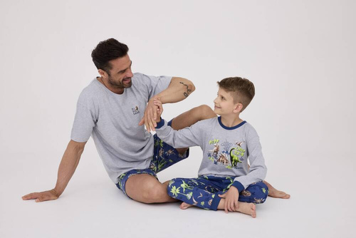 326/272 Dinosaur 2 Piżama męska Cornette jeans