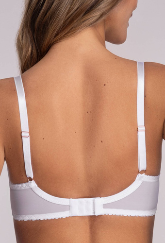 1396 Miękki Biustonosz Maxi Ava biały