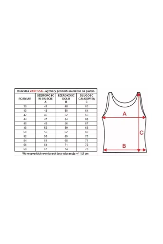 86548 Vanessa Podkoszulka Mewa ecru