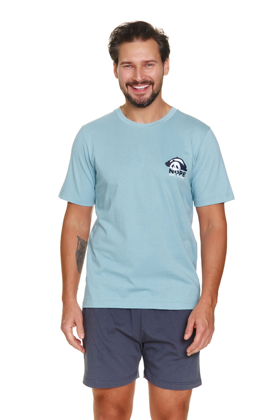 7232 Piżama Męska Doctor Nap - ice blue