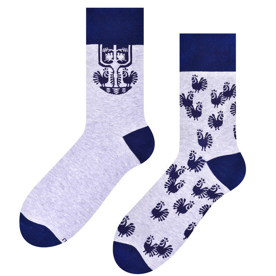 art.118 Folk Skarpety męskie Steven 016 szary