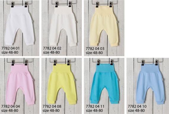 110 (004 01) Spodenki niemowlęcy "Basic" Nicol - biały