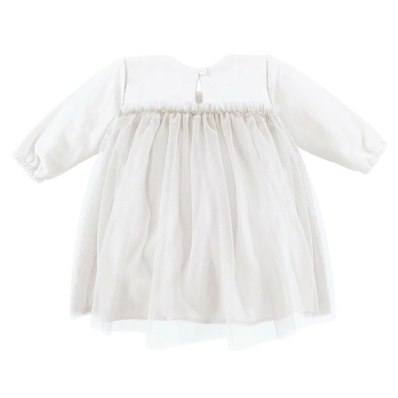 Ceremony Sukienka tiulowa z długim rękawem Eevi - ecru