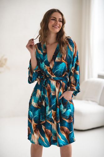 Milk&Love bambusowy szlafrok ciążowy Marmaid kimono 100% wiskoza