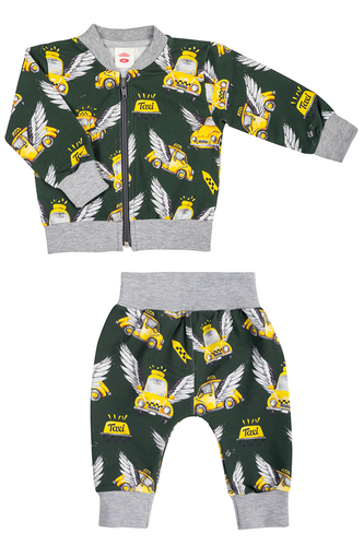 11250T2 "Taxi 2" Dres niemowlęcy Makoma zielony