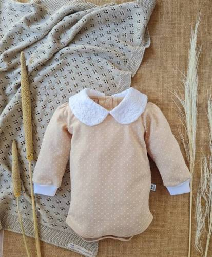 301K Sophie Kołnierzyk Body z długim rękawem Marija