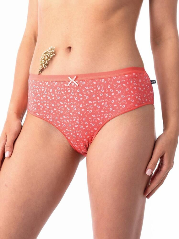 LPC 726 A'2 Figi damskie 2-pak Key koralowy biały