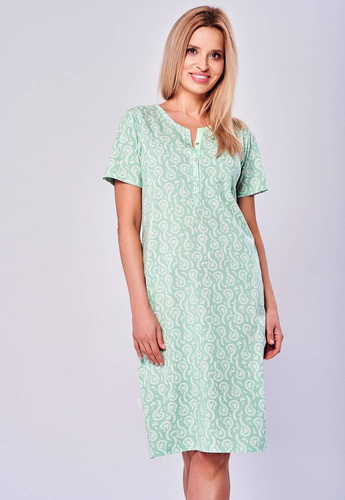 2956 Gloria Koszula Damska Taro-pistacjowy