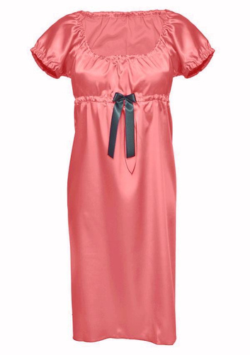 Anabel Halka satynowa koszulka damska DKaren - Puder