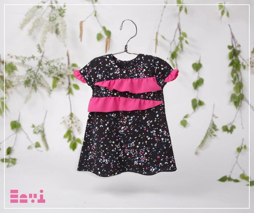 Sukienka bawełniana CEREMONY Ewa Klucze- cętki