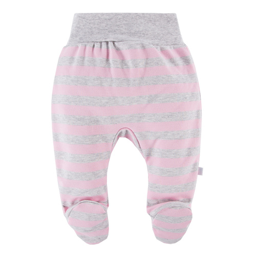 Ancymon Półśpiochy bawełniane 2-pak Eevi - szary/różowy