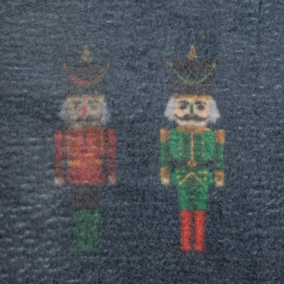 Peter koc świąteczny narzuta krata Eurofirany granatowy/czerwony