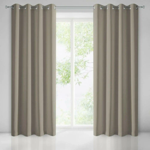 Parisa Zasłona gotowa na przelotkach Eurofirany capuccino