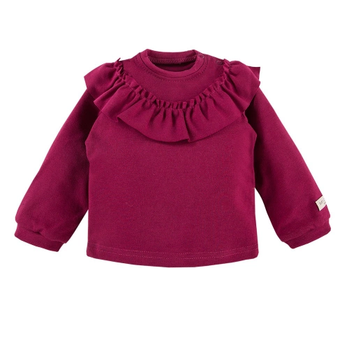 Bluza dresowa "SIMPLY COMFY" Eevi- bordo 