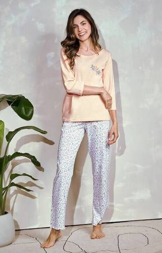 3240 Ariella Piżama damska Taro - brzoskwiniowa