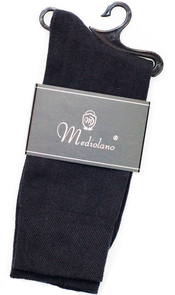 Skarpety męskie garniturowe Mediolano grafitowy