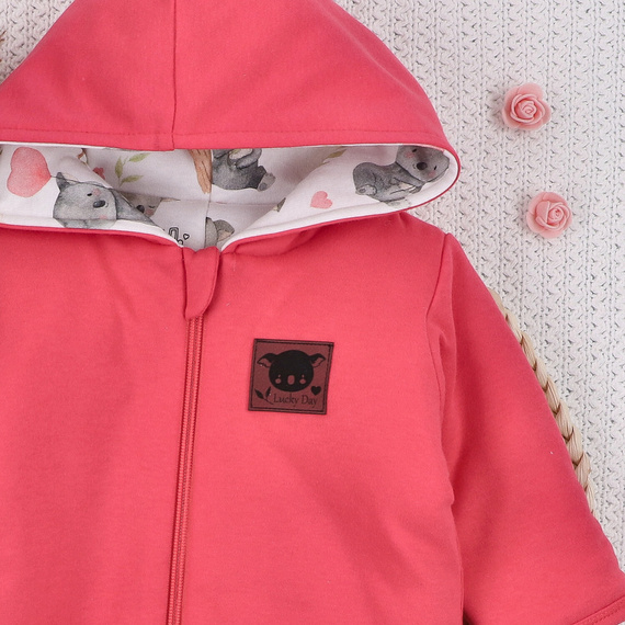 ABN-5647 Kombinezon niemowlęcy Słodka Koala Nini organic – ocieplany, Polska produkcja