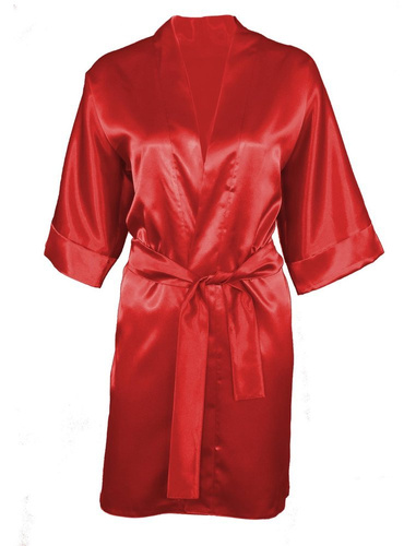 Podomka 90 Szlafrok Damski Dkaren - Czerwony