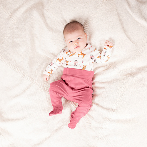 216010 Lala Półśpioch niemowlęcy Nicol  – bawełna prążkowana z elastanem