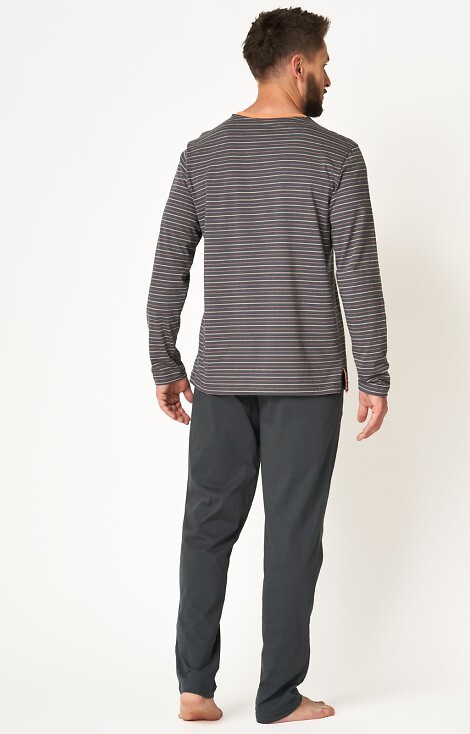 MNS 303 Piżama Męska Key- szary