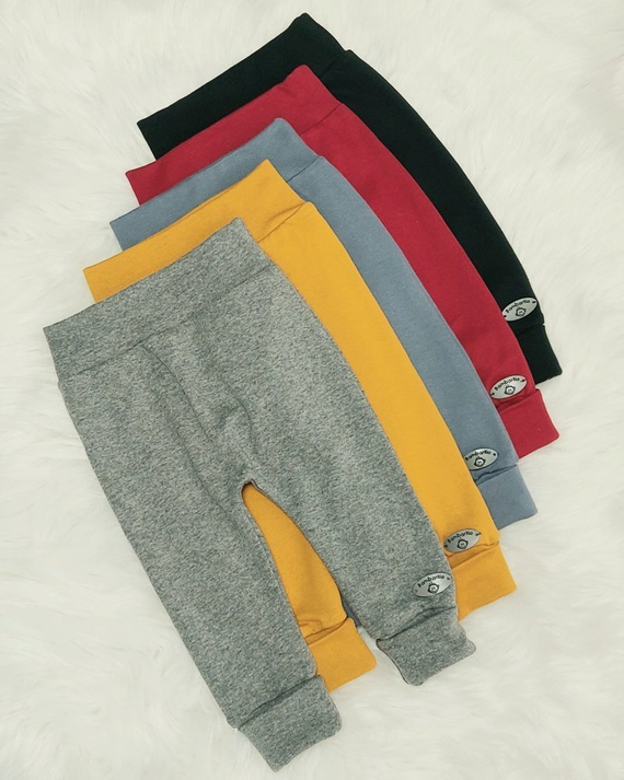 "Julek" Spodnie niemowlęce Bambarillo granatowy