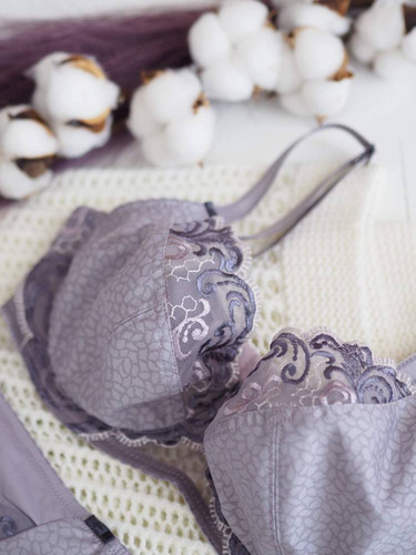 19105 Stella Biustonosz soft Mediolano stalowy 