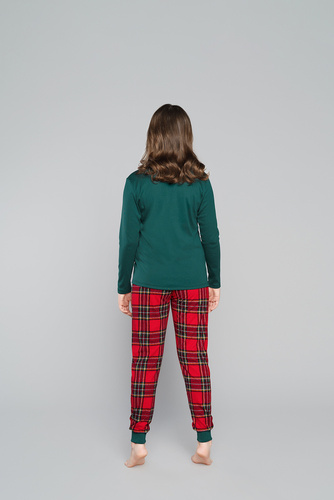 Santa Piżama dziewczęca Italian Fashion- zielona 