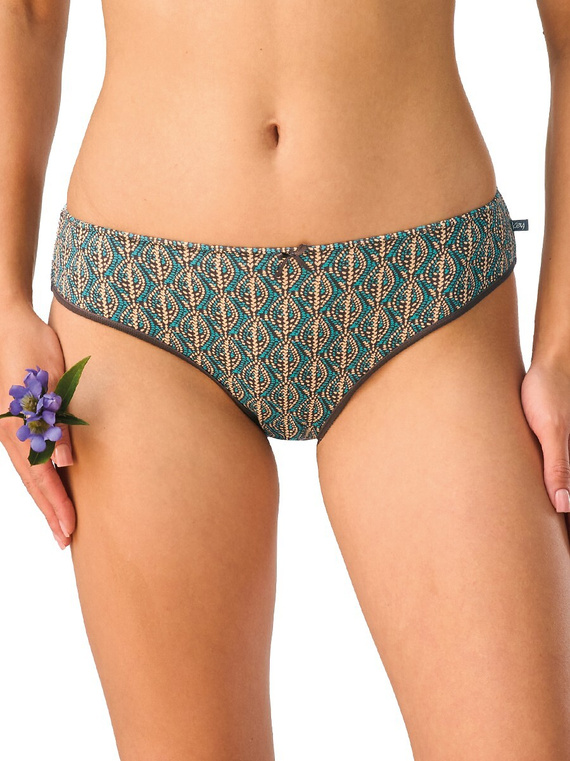 Figi Mini Bikini Key LPR 504 B26 A2 2-Pak Bawełniane Gładkie i Wzorzyste