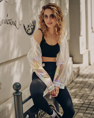 Seamless top tank Koszulka damska Gabriella czarny 