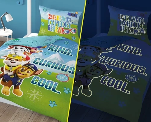 Psi Patrol PP 26 Pościel bawełniana świecąca w ciemności Psi Patrol Detexpol