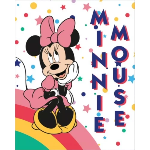 Myszka Mini Kocyk polarowy pled dziecięcy Setino biały