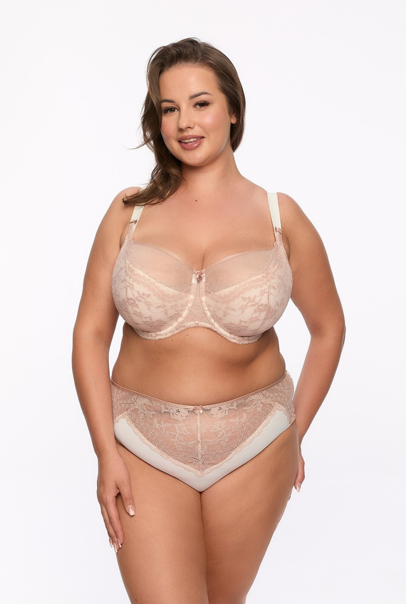 BS 1285 Simone Biustonosz półusztywniany Maxi Gaia - różowy