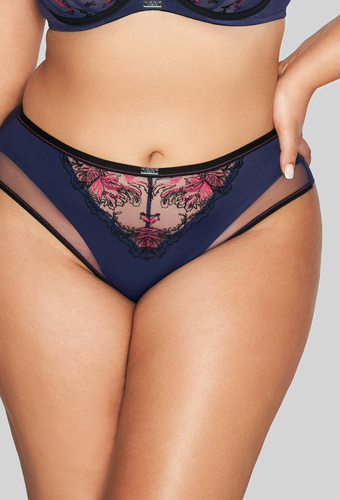 2119/B Figi damskie brazyliany Ava granatowy