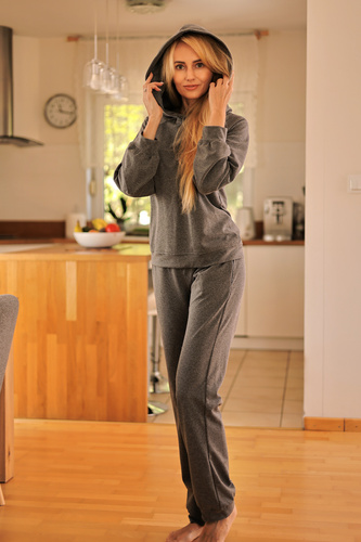 Brav dres damski Mirale | Wygodny komplet z bawełny | Polska produkcja - grey