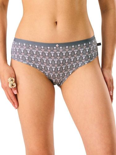 Figi damskie LPN 722 B26 mini bikini bawełna 2-pak komfort na co dzień każdego