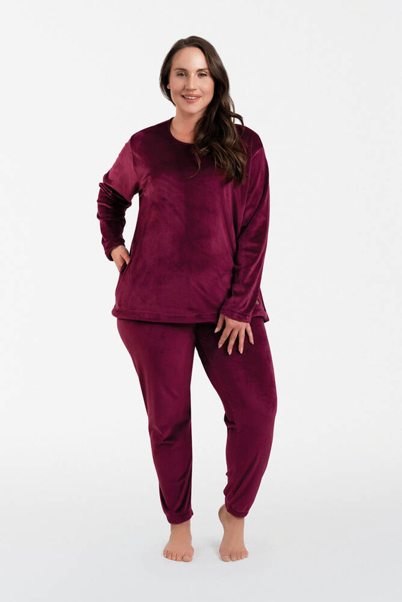 Akara Komplet damski Italian Fashion - bordowy