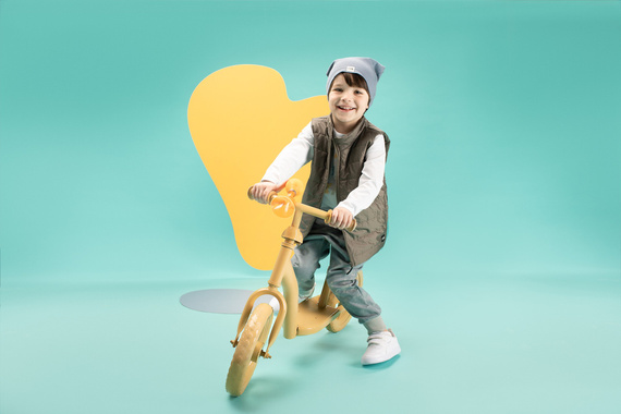 Fun Time Kamizelka pikowana Pinokio - zielony