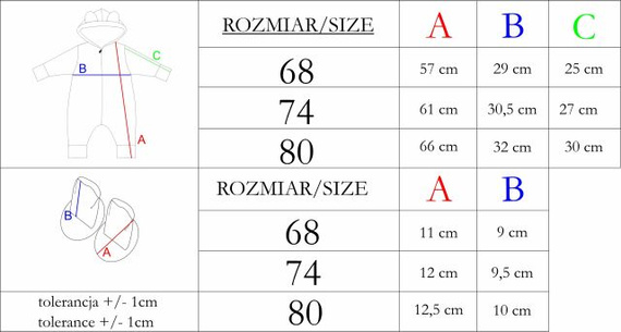 Nicol 225270 Kombinezon Niemowlęcy Miś z Kapturem i Butkami