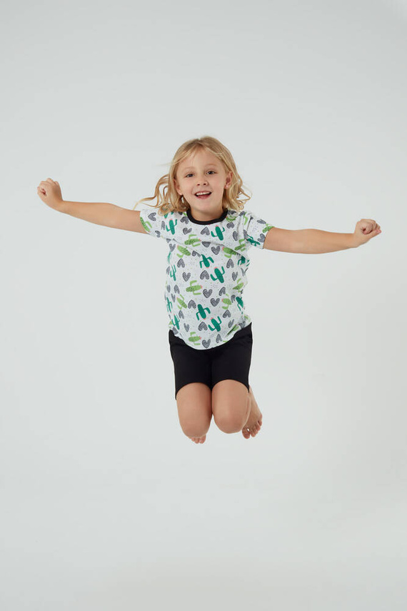 Picos Piżama dziecięca Italian Fashion - druk/czarny 