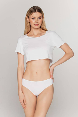 BBL 118 Figi damskie  Babell Biały