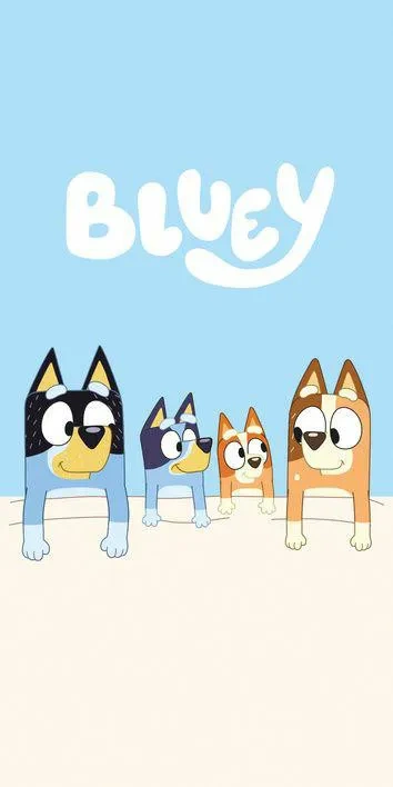 Bluey Ręcznik plażowy Jerry Fabrics