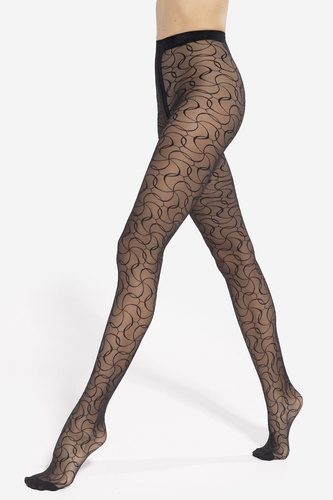 Mosaica wz.04 Rajstopy 20 den Gatta - nero