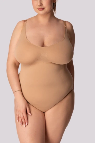 Shapewear body modelujące Mona beżowy