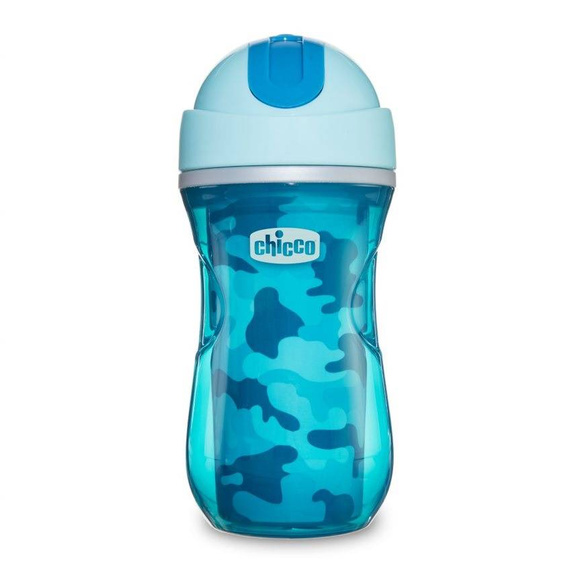 Kubek termiczny ze składaną silikonową rurką 266 ml 14m+ Chicco