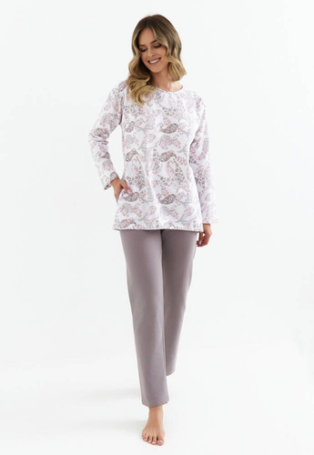 430 Piżama damska Cana - orient- kakao