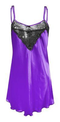 Carla Koszulka damska satynowa DKaren - fiolet