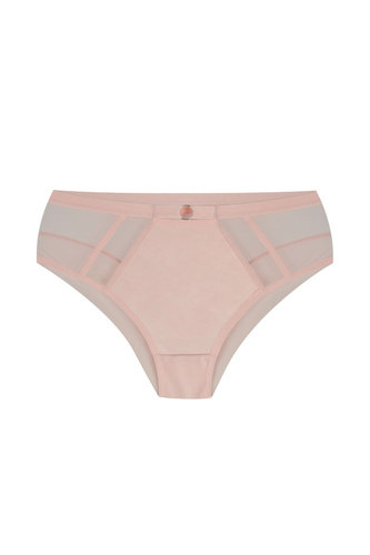 Mediolano Omena 19254 figi powder transparentne eleganckie nude