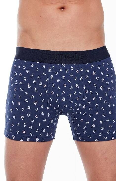 508/145 High Emotion Bokserki męskie Cornette - granatowy